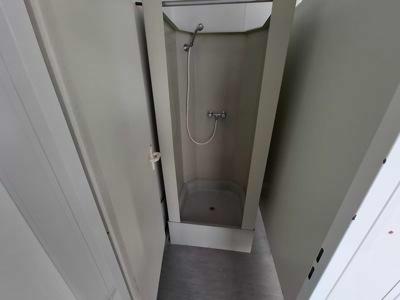 Gebrauchter Sanitärcontainer 3x3m